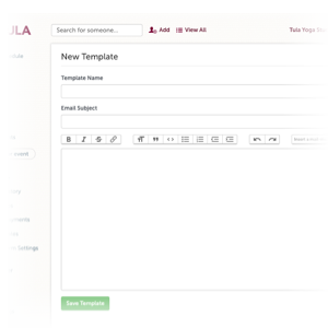 Send emails quick and easy directly from Tula, and setup automated email campaigns. 
